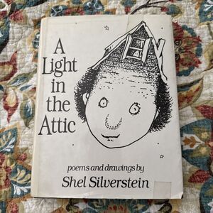1981 Hardcover "A Light In The Attic " Shel Silverstein 'Shell' with Dust Jacket